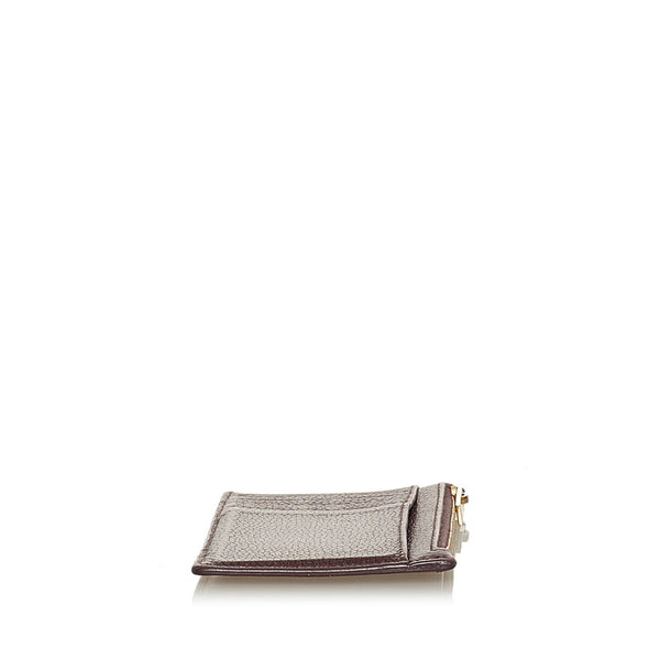 セリーヌ カードケース コインケース ブラウン レザー レディース CELINE 【中古】