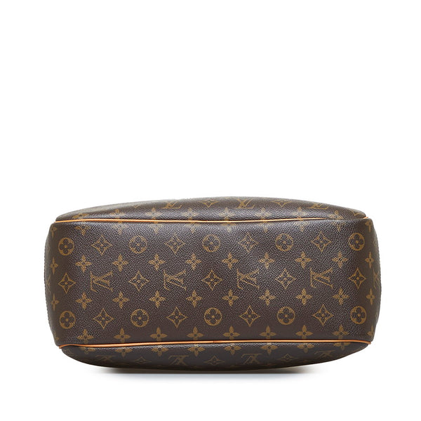 ルイ ヴィトン モノグラム ドーヴィル ハンドバッグ M47270 ブラウン PVC レザー レディース LOUIS VUITTON 【中古】