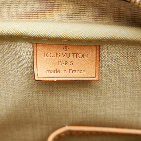 ルイ ヴィトン モノグラム ドーヴィル ハンドバッグ M47270 ブラウン PVC レザー レディース LOUIS VUITTON 【中古】