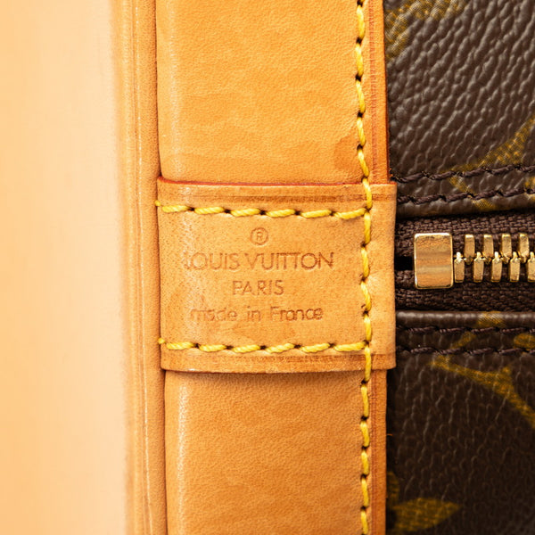 ルイ ヴィトン モノグラム アルマ ハンドバッグ M53151 ブラウン PVC レザー レディース LOUIS VUITTON 【中古】