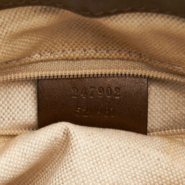 グッチ グッチシマGG スーキー ハンドバッグ ショルダーバッグ 2WAY  247902 ブロンズ ブラウン レザー レディース GUCCI 【中古】