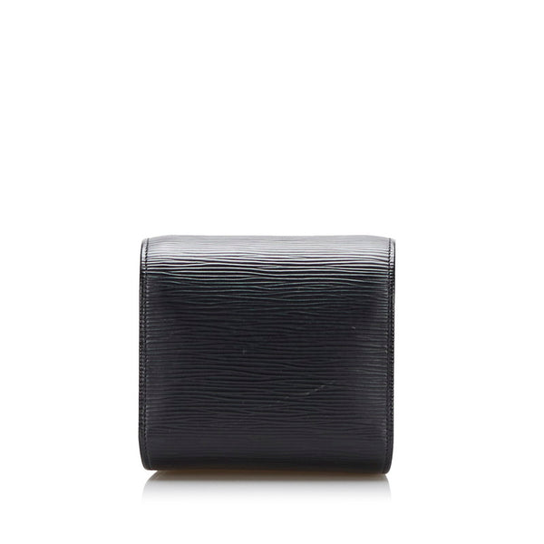 ルイ ヴィトン エピ ミニュイ 斜め掛け ショルダーバック M52392 ノワール ブラック レザー レディース LOUIS VUITTON 【中古】