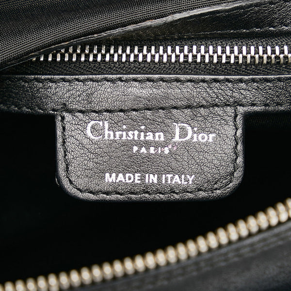 ディオール カレーニナ ハンドバッグ ボストンバッグ ブラック レザー レディース Dior 【中古】