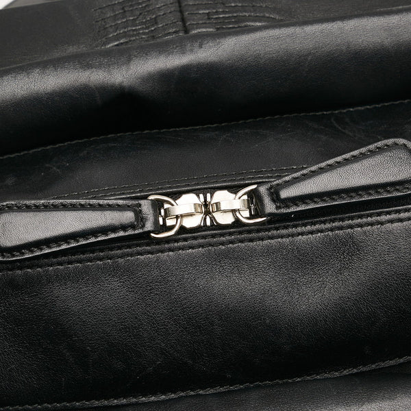 ディオール カレーニナ ハンドバッグ ボストンバッグ ブラック レザー レディース Dior 【中古】