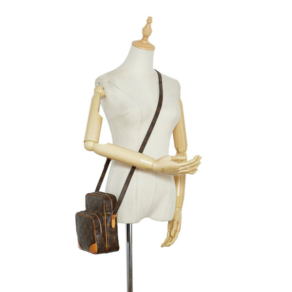 ルイ ヴィトン モノグラム アマゾン 斜め掛け ショルダーバッグ M45236 ブラウン PVC レザー レディース LOUIS VUITTON 【中古】