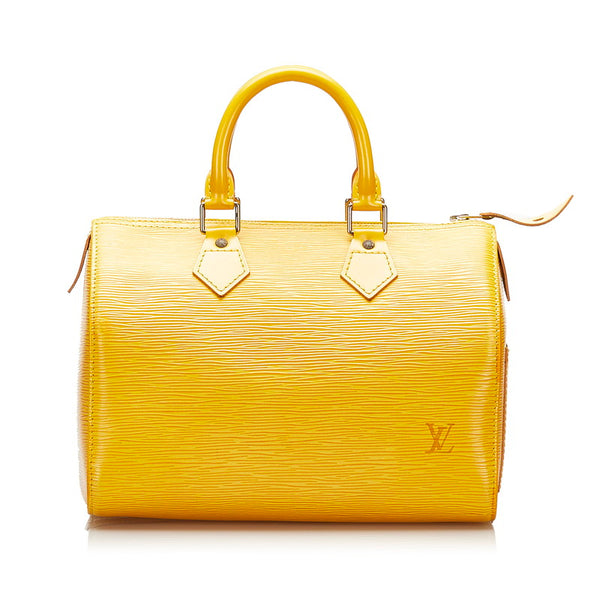 ルイ ヴィトン エピ スピーディー25 ハンドバッグ ミニボストンバッグ M43019  タッシリイエロー レザー レディース LOUIS VUITTON 【中古】