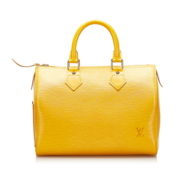 ルイ ヴィトン エピ スピーディー25 ハンドバッグ ミニボストンバッグ M43019  タッシリイエロー レザー レディース LOUIS VUITTON 【中古】