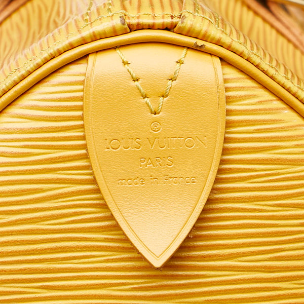 ルイ ヴィトン エピ スピーディー25 ハンドバッグ ミニボストンバッグ M43019  タッシリイエロー レザー レディース LOUIS VUITTON 【中古】