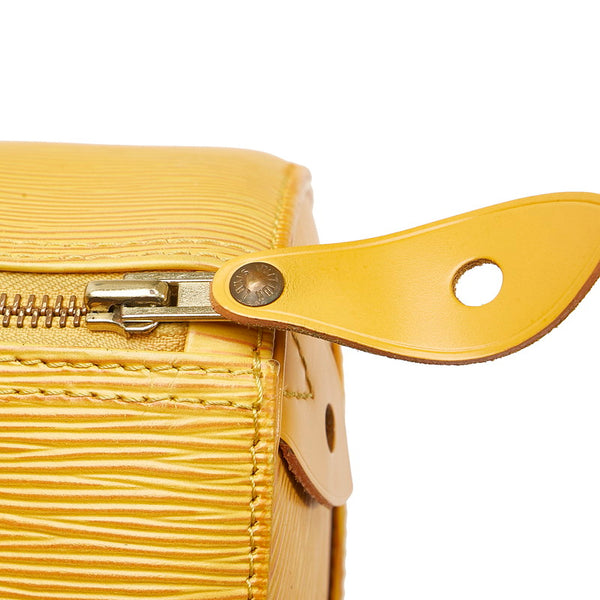 ルイ ヴィトン エピ スピーディー25 ハンドバッグ ミニボストンバッグ M43019  タッシリイエロー レザー レディース LOUIS VUITTON 【中古】