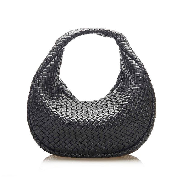 ボッテガヴェネタ ホーボー ブラック レザー ショルダーバッグ レディース BOTTEGAVENETA 中古