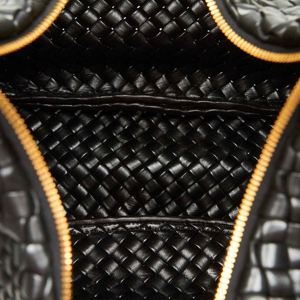 ボッテガヴェネタ ホーボー ブラック レザー ショルダーバッグ レディース BOTTEGAVENETA 中古