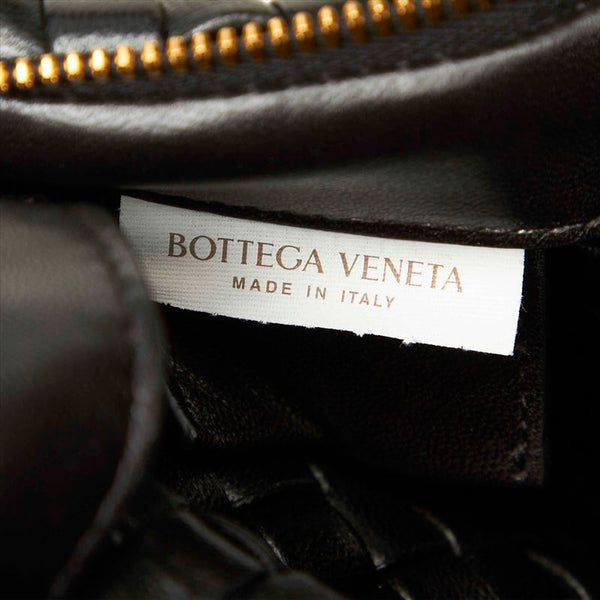 ボッテガヴェネタ ホーボー ブラック レザー ショルダーバッグ レディース BOTTEGAVENETA 中古