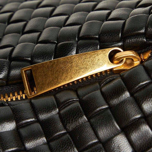 ボッテガヴェネタ ホーボー ブラック レザー ショルダーバッグ レディース BOTTEGAVENETA 中古