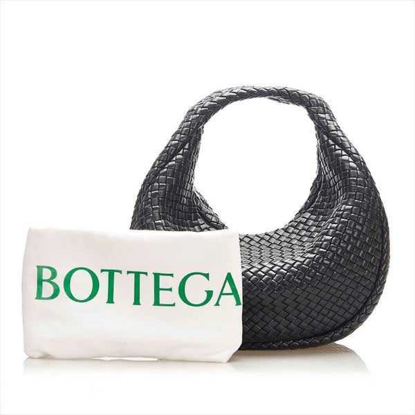 ボッテガヴェネタ ホーボー ブラック レザー ショルダーバッグ レディース BOTTEGAVENETA 中古