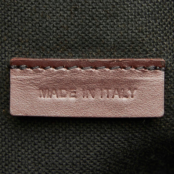 バーバリー ノバチェック ベージュ PVC レザー ハンドバッグ レディース BURBERRY 中古