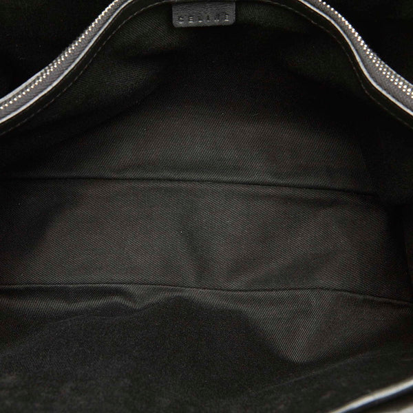 セリーヌ マカダム ブラック キャンバス ハンドバッグ レディース CELINE 中古