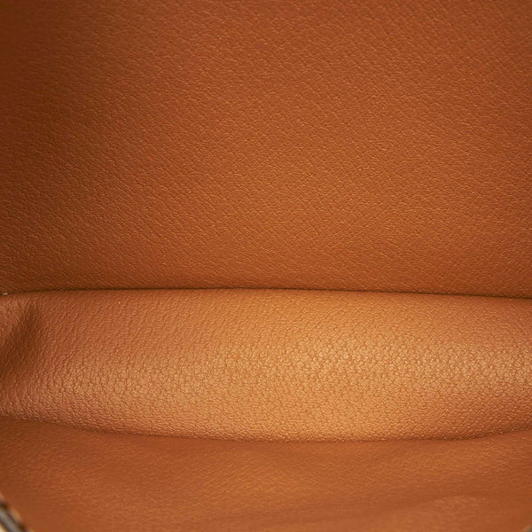 セリーヌ マカダム ブラウン PVC レザー ショルダーバッグ レディース CELINE 中古