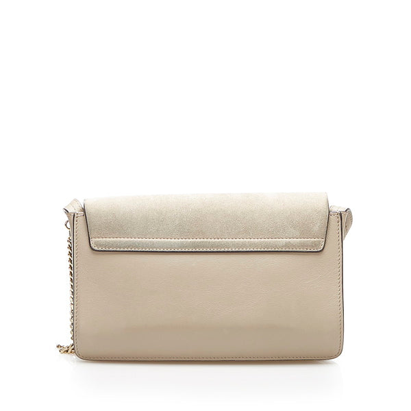 クロエ グレー レザー ショルダーバッグ レディース Chloe 中古