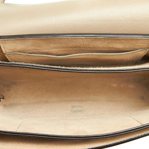 クロエ グレー レザー ショルダーバッグ レディース Chloe 中古