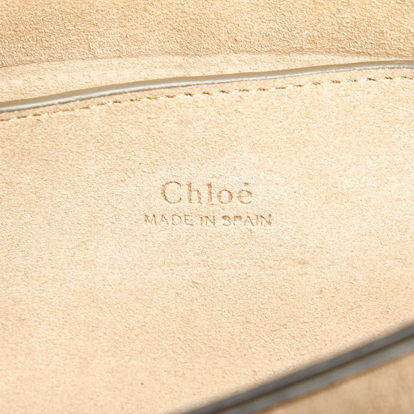 クロエ グレー レザー ショルダーバッグ レディース Chloe 中古