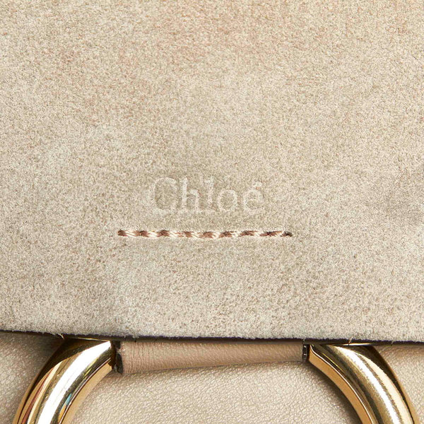 クロエ グレー レザー ショルダーバッグ レディース Chloe 中古