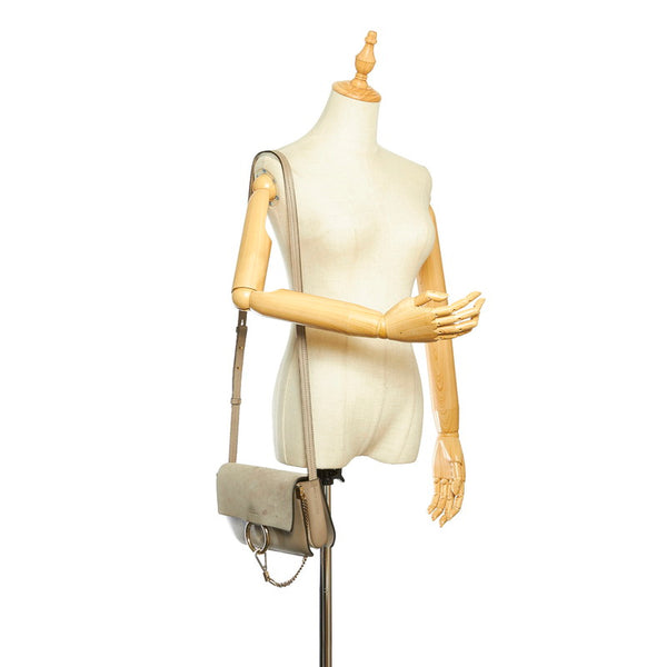 クロエ グレー レザー ショルダーバッグ レディース Chloe 中古