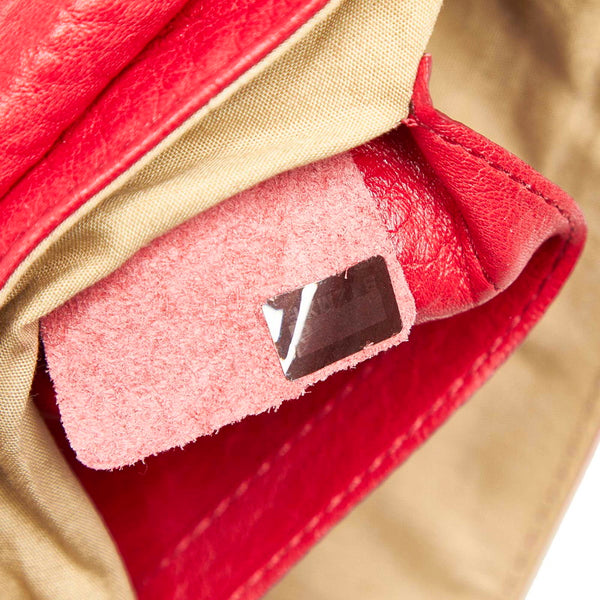 クロエ リボン パッションピンク レザー ハンドバッグ ショルダーバッグ 2WAY レディース Chloe 中古