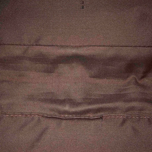 フェンディ ズッカ ブラウン キャンバス レザー ショルダーバッグ レディース FENDI 中古