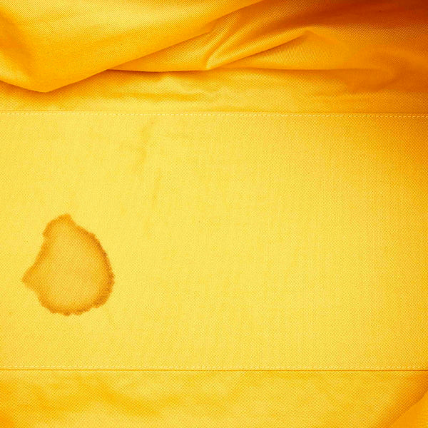 サルヴァトーレフェラガモ ガンチーニ AQ-21 5318 オレンジ キャンバス レザー ハンドバッグ ユニセックス Salvatore Ferragamo 中古