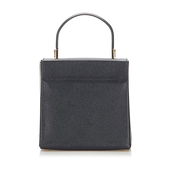 サルヴァトーレフェラガモ ガンチーニ AQ-21 0160 ブラック レザー ショルダーバッグ レディース Salvatore Ferragamo 中古