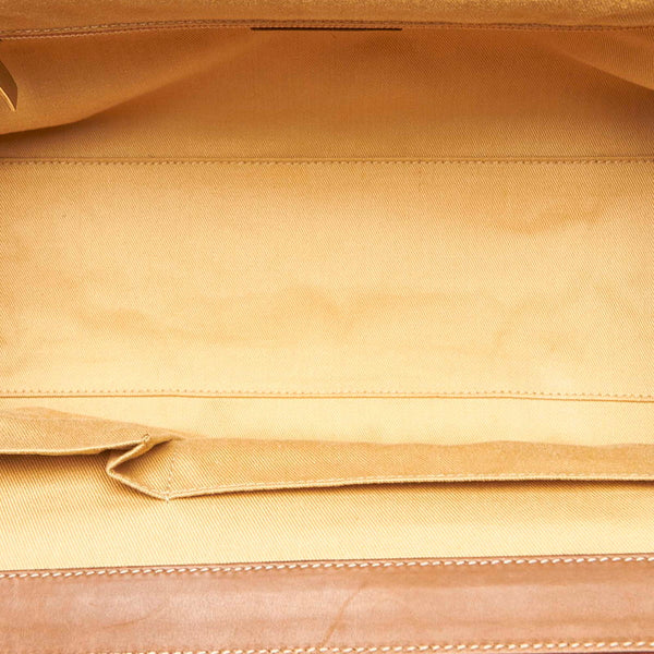 サルヴァトーレフェラガモ ガンチーニ AU-21 5819 ブラウン レザー トートバッグ レディース Salvatore Ferragamo 中古