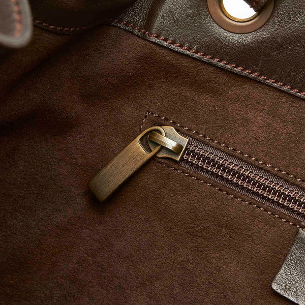 サルヴァトーレフェラガモ ガンチーニ　 AF-21 3745 ブラウン レザー トートバッグ レディース Salvatore Ferragamo 中古