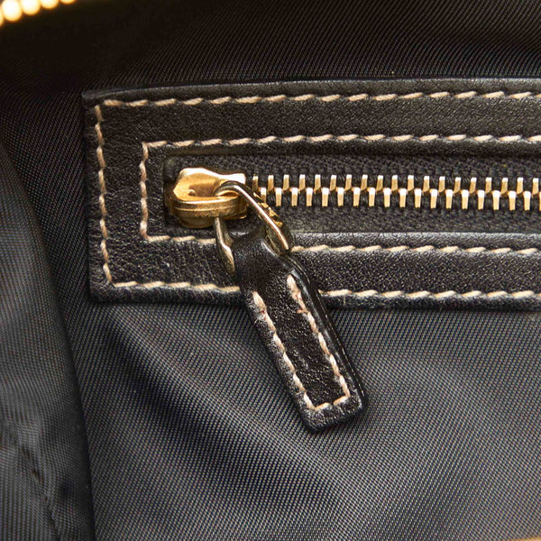 グッチ シェリー 170009 ブラック PVC レザー ハンドバッグ レディース GUCCI 中古