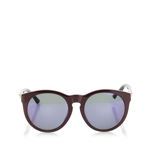 グッチ 度あり レッド プラスチック サングラス レディース GUCCI 中古