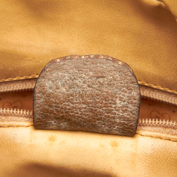 グッチ GGスプリーム シェリー 001・113・6472 ブラウン キャンバス ショルダーバッグ レディース GUCCI 中古