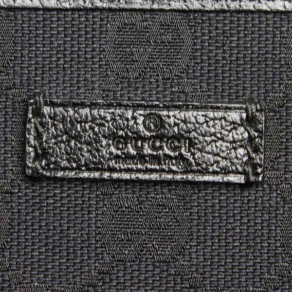 グッチ GGキャンバス 122793 ブラック キャンバス 斜め掛け ショルダーバッグ レディース GUCCI 中古
