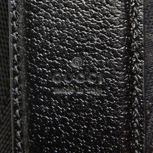 グッチ GGキャンバス 122793 ブラック キャンバス 斜め掛け ショルダーバッグ レディース GUCCI 中古