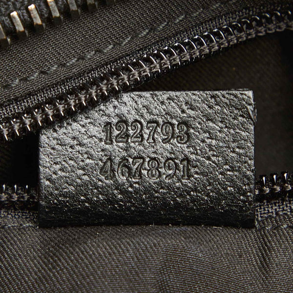 グッチ GGキャンバス 122793 ブラック キャンバス 斜め掛け ショルダーバッグ レディース GUCCI 中古