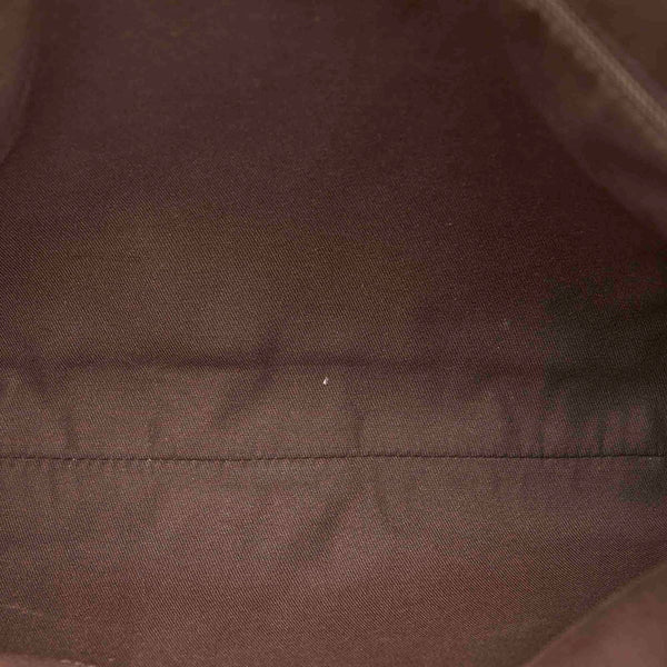 グッチ GGキャンバス 145857 ブラウン キャンバス ショルダーバッグ レディース GUCCI 中古