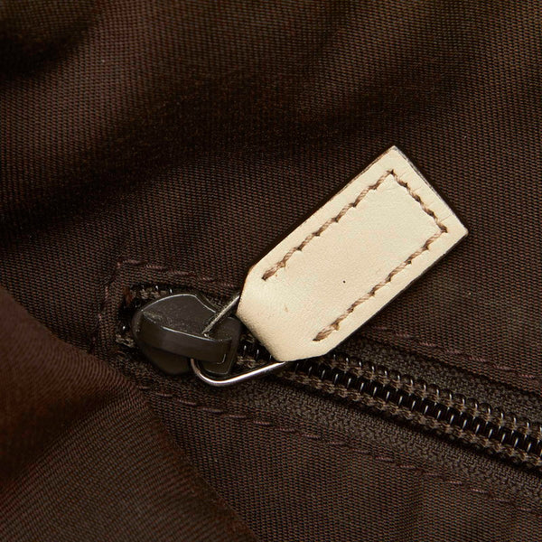 グッチ GGキャンバス 145857 ブラウン キャンバス ショルダーバッグ レディース GUCCI 中古