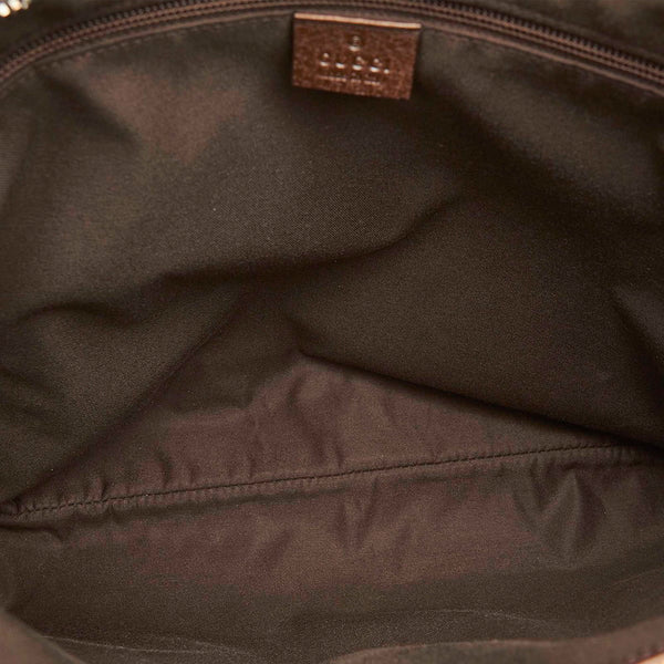 グッチ GGキャンバス ブラウン キャンバス ショルダーバッグ レディース GUCCI 中古
