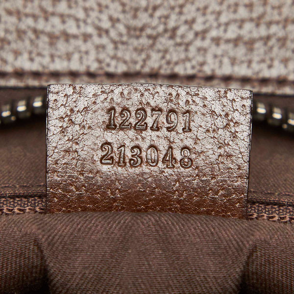 グッチ GGキャンバス ブラウン キャンバス ショルダーバッグ レディース GUCCI 中古