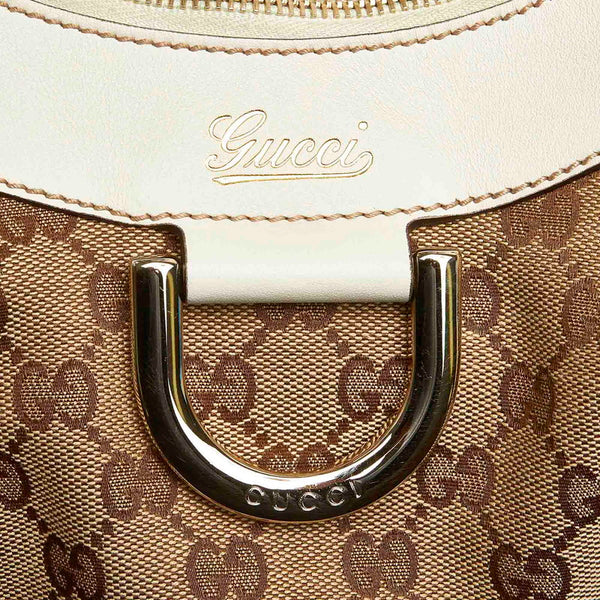 グッチ GGキャンバス 190525 ベージュ キャンバス ショルダーバッグ レディース GUCCI 中古