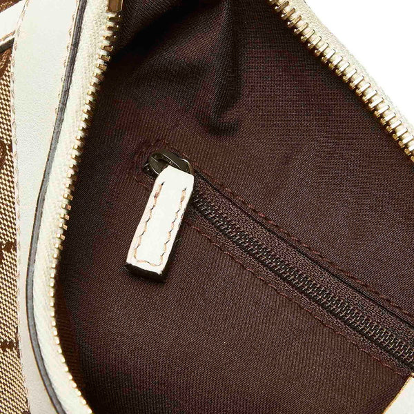 グッチ GGキャンバス 190525 ベージュ キャンバス ショルダーバッグ レディース GUCCI 中古