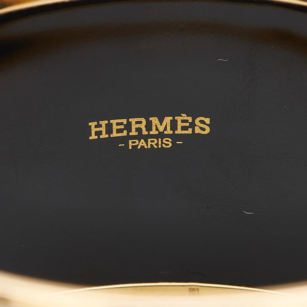エルメス ホワイト メッキ バングル レディース HERMES 中古