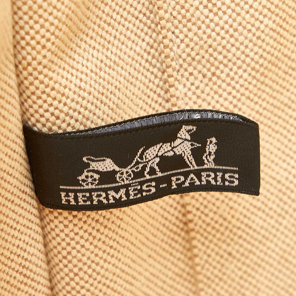 エルメス フールトゥMM ホワイト キャンバス トートバッグ レディース HERMES 中古