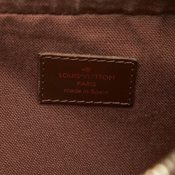 ルイ ヴィトン ダミエ ジェロニモス N51994 ブラウン PVC ウエストバッグ レディース LOUIS VUITTON 中古