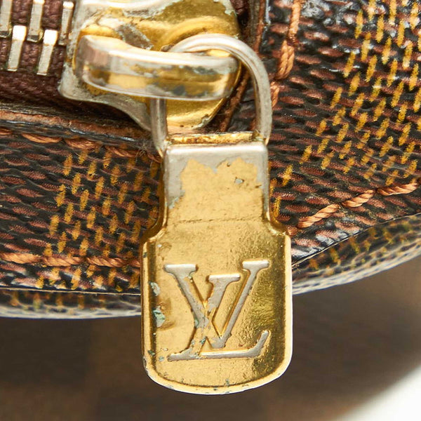 ルイ ヴィトン ダミエ ジェロニモス N51994 ブラウン PVC ウエストバッグ レディース LOUIS VUITTON 中古