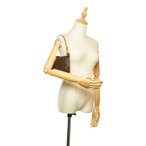 ルイ ヴィトン モノグラム アクセソワール M51980 ブラウン PVC レザー ポーチ レディース LOUIS VUITTON 中古