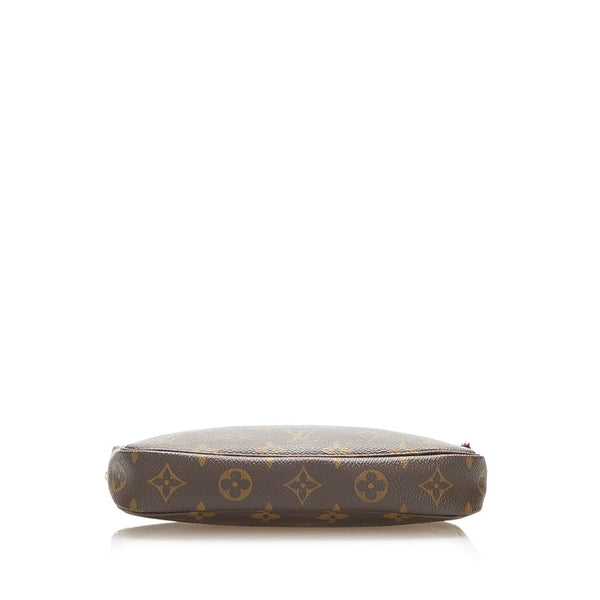 ルイ ヴィトン モノグラム アクセソワール M51980 ブラウン PVC レザー ポーチ レディース LOUIS VUITTON 中古